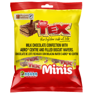 Nestlé Tex Milk Chocolate Minis Bag 182g