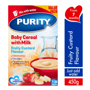 BABY 7M CEREAL WITH MILK FRUITY CUSTARD 7-36 MONTHS