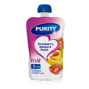 PURITY 7M POUCH STRAWBERRY, BANANA AND PEACH 110ML