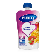 PURITY 6M POUCH MANGO & STRAWBERRY 110ML