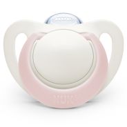 NUK Silicone Star Soother Pink (0-6 Months) - 1 Pack