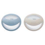 NUK Soft Silicone Breastfeeding Soother (0-9 Months) - Blue