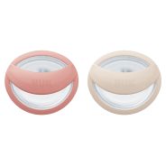 NUK Soft Silicone Breastfeeding Soother (0-9 Months) - Red