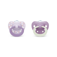 NUK Silicone First Choice Day & Night Soother Girl (18-36 months)
