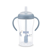 NUK Perfect Match Straw Leraner Bottle 260ml Boy 8M+