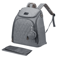Totes Babe Montana Leopard Backpack - Grey