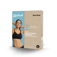 Seamless Padded Nursing Bra-Black-Xlarge