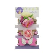 3 pack Flower Headband Set