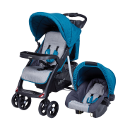 Diamond Travel System  - Teal / Grey