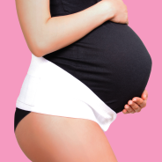 Maternity Belt White - Medium