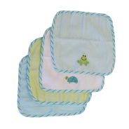 Washcloths 4 Pack - Green Frog