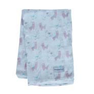 Bamboo Muslin Receiver - Pink Llama