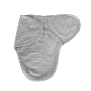 Plush Swaddle Wrap - Grey