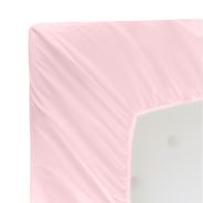 Snuggletime Stay Safe Fitted Sheet - Lrg Cot - Pink - 66 x 130cm