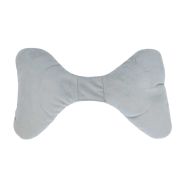 Snuggletime Angel Wings - Microbead Head Support Cushion - Grey - 37 x 23 x 6cm