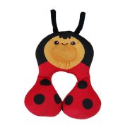 Snuggletime Character Microbead Travel Cushion - Lady Bug