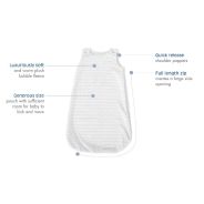 Plush Sleep Sac White - 6-18 months