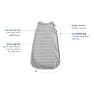 Plush Sleep Sack Grey - 6-18 Months