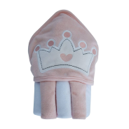 Snuggletime Hooded Towel and 3 Washcloths - Princess