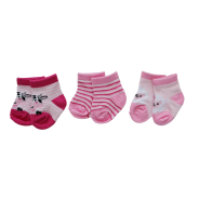 Snuggletime - 3pk Socks - Pink (0-6M)