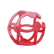 Back To Nature Silicone Teether Ball - Pink