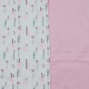 Snuggletime Swaddling Receiver Blanket 2PK - Pink Flowers