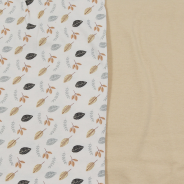 Snuggletime Swaddling Receiver Blanket 2PK - Natural Leaf