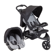 Bounce Toby 3 Wheel Travel System - Black