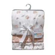 Bonbebe Flannel Receivers (3 Pack) - Teddy