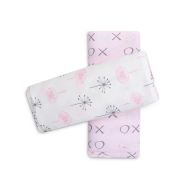 Infancie Bamboo Jersey Wraps 2 Pack - Pink