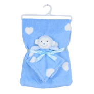 Lunakins Blanket and Comforter - Blue Heart