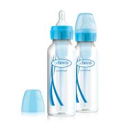 Dr Brown's 250ml Narrow Options Plus Bottle (2 Pack) - Blue  