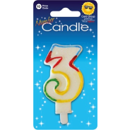 Rainbow Candle Number 3