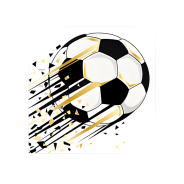 Flying Soccer Ball Greeting Card