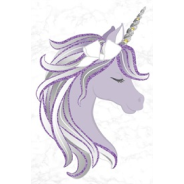 Marble Unicorn Card