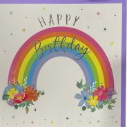 Happy Birthday Rainbow Greeting Card