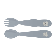 Le Petit 2-Piece Grey Children's Flatware Set