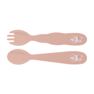 Le Petit 2-Piece Pink Children's Flatware Set