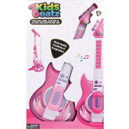Kids Beatz Rockin Guitar And Stage Microphone Set
