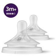Philips Avent Natural Response Teat (2 Pack) - 3M+