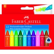 Faber Castell Triangular Wax Crayons