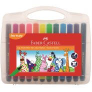 Faber-Castell 12 Jumbo Fibre Tip Colouring Pens