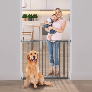 Dreambaby Ava Doorway Gate - Charcoal - 75cm-81cm