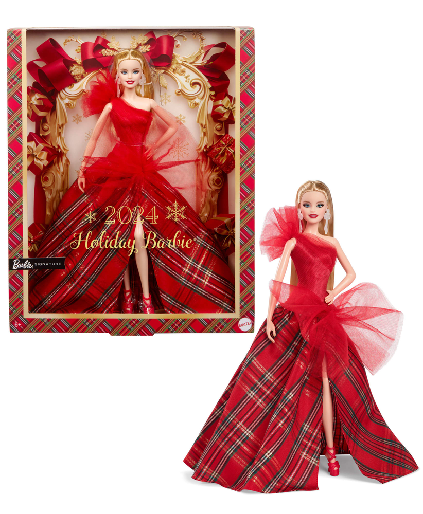 デザイナーズBarbie⑬ Barbie Signature Doll 2024 Holiday Barbie Blonde Fashion | Babies