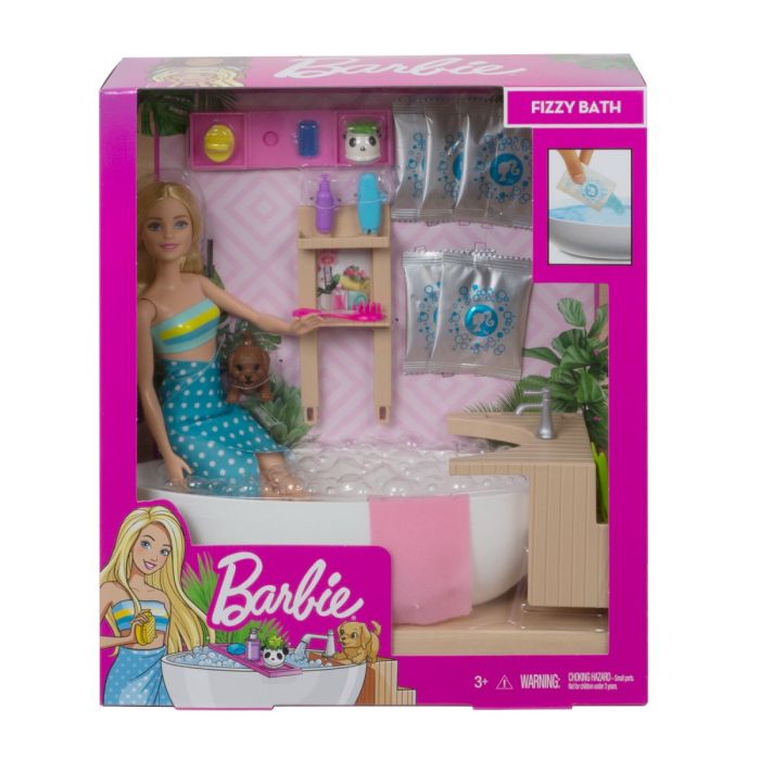 Fizzy Blonde Bath Doll And Playset With, Bubble Bathtub For Dolls