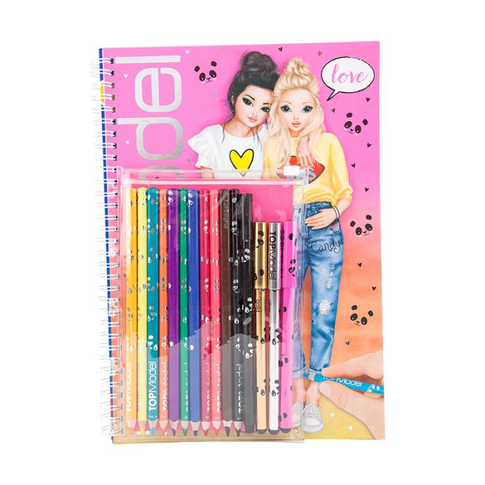 Top Model Colouring Book With Pen Set Babies R Us Online