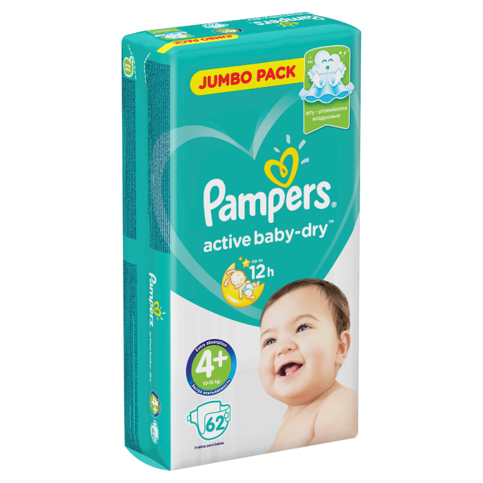 Pampers Baby Maxi S4+ 62 | Babies R Us Online