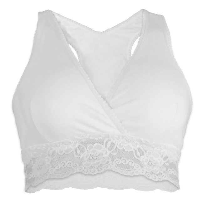 Buy the Lace Feeding Bra Xl White (1103560) from Babies-R-Us