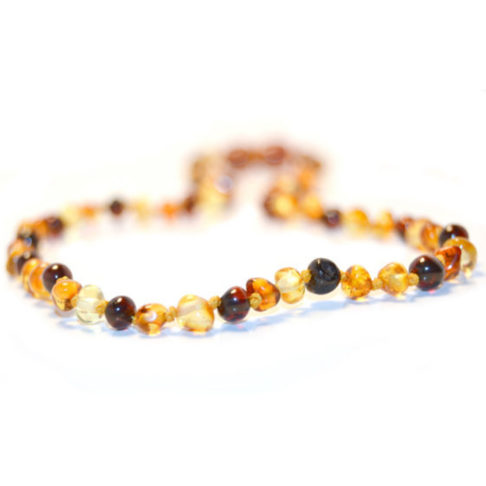 Cognac Amber Teething Necklace - Amber House