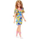 Barbie Fashionistas Doll # 208, Barbie Doll with Down Syndrome Wearing Floral Dress, Created in Partnership with the National Down Syndrome Society
